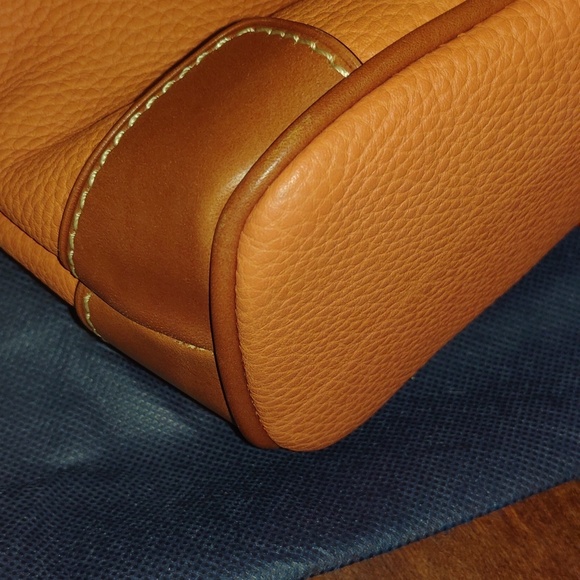 Dooney & Bourke Orange Leather Crossbody Bag - Picture 9 of 10